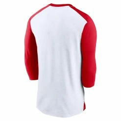 Men's Kansas City Chiefs Nike White/Red Rewind 3/4-Sleeve T-Shirt -NFL fanshirt Shop 4 sleeve t shirt pi4879000 altimages ff 4879321 0359c0e09bf5f24d1d93alt3 full