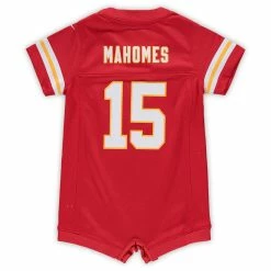Infant Kansas City Chiefs Patrick Mahomes Nike Red Romper Jersey -NFL fanshirt Shop infant nike patrick mahomes red kansas city chiefs romper jersey pi3548000 altimages ff 3548335 56ef974af01112857ac2alt3 full