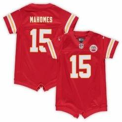 Infant Kansas City Chiefs Patrick Mahomes Nike Red Romper Jersey