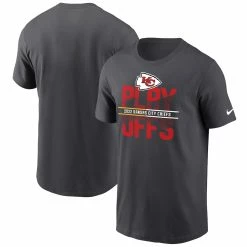 Men's Kansas City Chiefs Nike Anthracite 2022 NFL Playoffs Iconic T-Shirt -NFL fanshirt Shop mens nike anthracite kansas city chiefs 2022 nfl playoffs iconic t shirt pi5250000 altimages ff 5250868 34045834be22b4b13076alt1 full