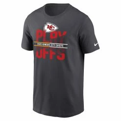 Men's Kansas City Chiefs Nike Anthracite 2022 NFL Playoffs Iconic T-Shirt -NFL fanshirt Shop mens nike anthracite kansas city chiefs 2022 nfl playoffs iconic t shirt pi5250000 altimages ff 5250868 34045834be22b4b13076alt2 full