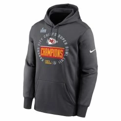 Men's Kansas City Chiefs Nike Anthracite Super Bowl LVII Champions Locker Room Trophy Collection Pullover Hoodie -NFL fanshirt Shop mens nike anthracite kansas city chiefs super bowl lvii champions locker room trophy collection pullover hoodie pi5318000 altimages ff 5318442 73685097ac98787bdca7alt2 full