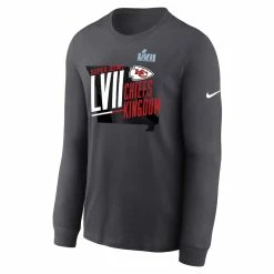 Men's Kansas City Chiefs Nike Anthracite Super Bowl LVII Local Phrase Long Sleeve T-Shirt -NFL fanshirt Shop mens nike anthracite kansas city chiefs super bowl lvii local phrase long sleeve t shirt pi5293000 altimages ff 5293886 1b4628c356ccf06259d1alt2 full