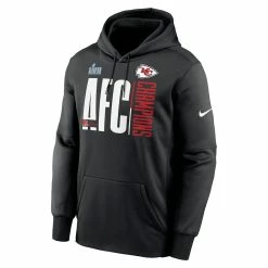 Men's Kansas City Chiefs Nike Black 2022 AFC Champions Iconic Therma Performance Pullover Hoodie -NFL fanshirt Shop mens nike black kansas city chiefs 2022 afc champions iconic therma performance pullover hoodie pi5293000 altimages ff 5293724 0662f4c2d1cf6894b3dcalt2 full
