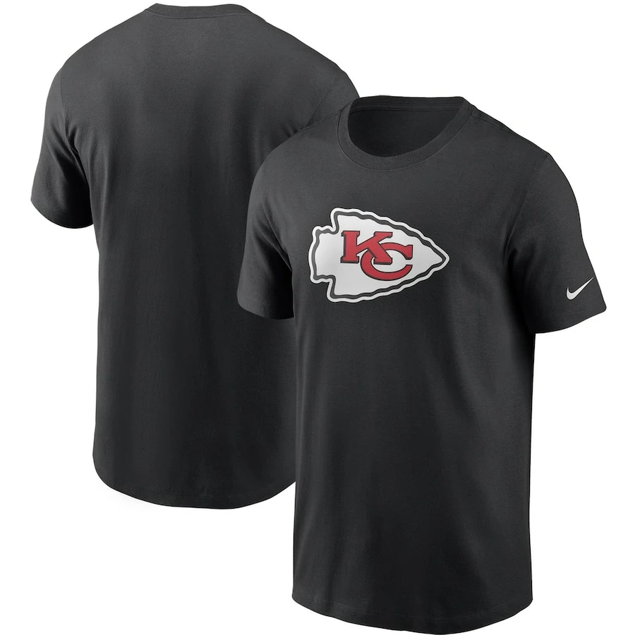Men's Kansas City Chiefs Nike Black Primary Logo T-Shirt 4 Men's Kansas City Chiefs Nike Black Primary Logo T-Shirt – Bild 2