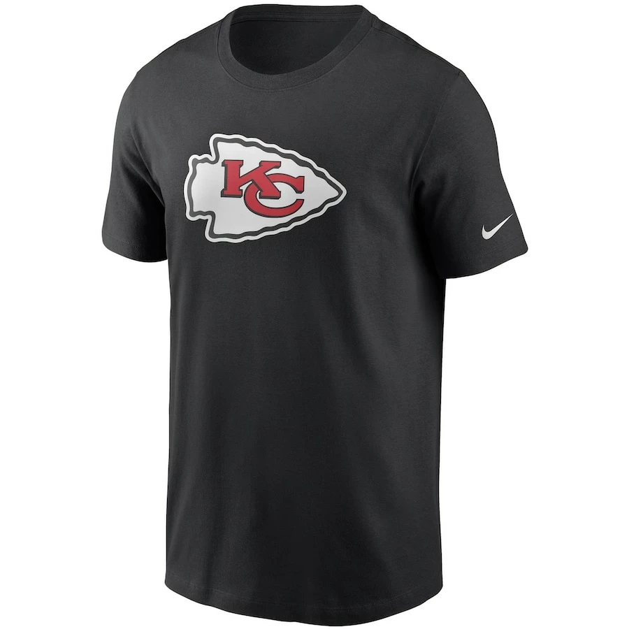 Men's Kansas City Chiefs Nike Black Primary Logo T-Shirt 5 Men's Kansas City Chiefs Nike Black Primary Logo T-Shirt – Bild 3