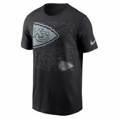 Men's Kansas City Chiefs Nike Black RFLCTV T-Shirt -NFL fanshirt Shop mens nike black kansas city chiefs rflctv t shirt pi4640000 altimages ff 4640104 02a0a799e4440f4ca1c9alt3 full
