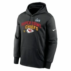 Men's Kansas City Chiefs Nike Black Super Bowl LVII Team Logo Lockup Therma Performance Pullover Hoodie -NFL fanshirt Shop mens nike black kansas city chiefs super bowl lvii team logo lockup therma performance pullover hoodie pi5293000 altimages ff 5293653 ebb367bef5c7809a1b87alt2 full