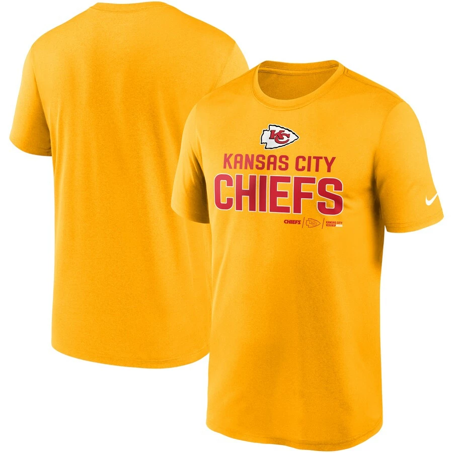Men's Kansas City Chiefs Nike Gold Legend Community Performance T-Shirt 3 Men's Kansas City Chiefs Nike Gold Legend Community Performance T-Shirt