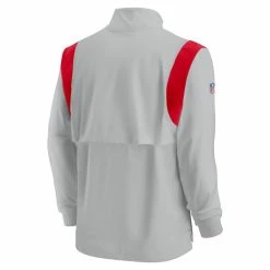 Men's Kansas City Chiefs Nike Gray Sideline Coach Chevron Lockup Quarter-Zip Long Sleeve Top 9 Men's Kansas City Chiefs Nike Gray Sideline Coach Chevron Lockup Quarter-Zip Long Sleeve Top -NFL fanshirt Shop mens nike gray kansas city chiefs sideline coach chevron lockup quarter zip long sleeve top pi4508000 altimages ff 4508470 a8181351e9e3210e7bfealt3 full