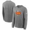 Men's Kansas City Chiefs Nike Heather Gray Super Bowl LVII Champions Locker Room Trophy Collection Long Sleeve T-Shirt -NFL fanshirt Shop mens nike heather gray kansas city chiefs super bowl lvii champions locker room trophy collection long sleeve t shirt pi5345000 ff 5345355 78946f618142ed6de131 full