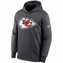 Men's Kansas City Chiefs Nike Heathered Charcoal Primary Logo Therma Pullover Hoodie -NFL fanshirt Shop mens nike heathered charcoal kansas city chiefs primary logo therma pullover hoodie pi4128000 altimages ff 4128637 3290cb178205c4f8717calt2 full