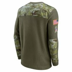 Men's Kansas City Chiefs Nike Olive 2021 Salute To Service Henley Long Sleeve Thermal Top -NFL fanshirt Shop mens nike olive kansas city chiefs 2021 salute to service henley long sleeve thermal top pi4183000 altimages ff 4183679 b4b27827e1157adfe645alt3 full