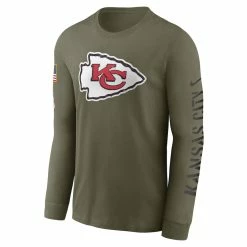 Men's Kansas City Chiefs Nike Olive 2022 Salute To Service Long Sleeve T-Shirt -NFL fanshirt Shop mens nike olive kansas city chiefs 2022 salute to service long sleeve t shirt pi4639000 altimages ff 4639918 3432b24168ddf3cc7c18alt2 full