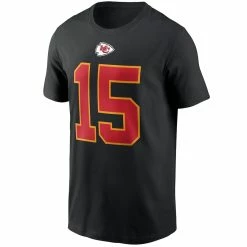Men's Kansas City Chiefs Patrick Mahomes Nike Black Name & Number T-Shirt -NFL fanshirt Shop mens nike patrick mahomes black kansas city chiefs name and number t shirt pi3739000 altimages ff 3739671 5518d8a29c3d53eebfdcalt2 full