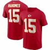 Men's Kansas City Chiefs Patrick Mahomes Nike Red Name & Number T-Shirt -NFL fanshirt Shop mens nike patrick mahomes red kansas city chiefs name and number t shirt pi3668000 ff 3668885 ad6be5152a24e402b2e0 full