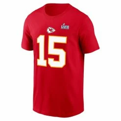 Men's Kansas City Chiefs Patrick Mahomes Nike Red Super Bowl LVII Name & Number T-Shirt -NFL fanshirt Shop mens nike patrick mahomes red kansas city chiefs super bowl lvii name and number t shirt pi5299000 altimages ff 5299855 664afcb875071d9917a0alt2 full