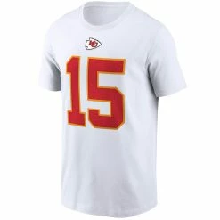 Men's Kansas City Chiefs Patrick Mahomes Nike White Name & Number T-Shirt -NFL fanshirt Shop mens nike patrick mahomes white kansas city chiefs name and number t shirt pi3739000 altimages ff 3739672 e4d16efb18acd5607176alt2 full
