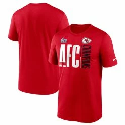 Men's Kansas City Chiefs Nike Red 2022 AFC Champions Iconic T-Shirt