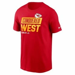 Men's Kansas City Chiefs Nike Red 2022 AFC West Division Champions Locker Room Trophy Collection T-Shirt -NFL fanshirt Shop mens nike red kansas city chiefs 2022 afc west division champions locker room trophy collection t shirt pi5250000 altimages ff 5250861 de85927a4ad036b8b8a4alt2 full