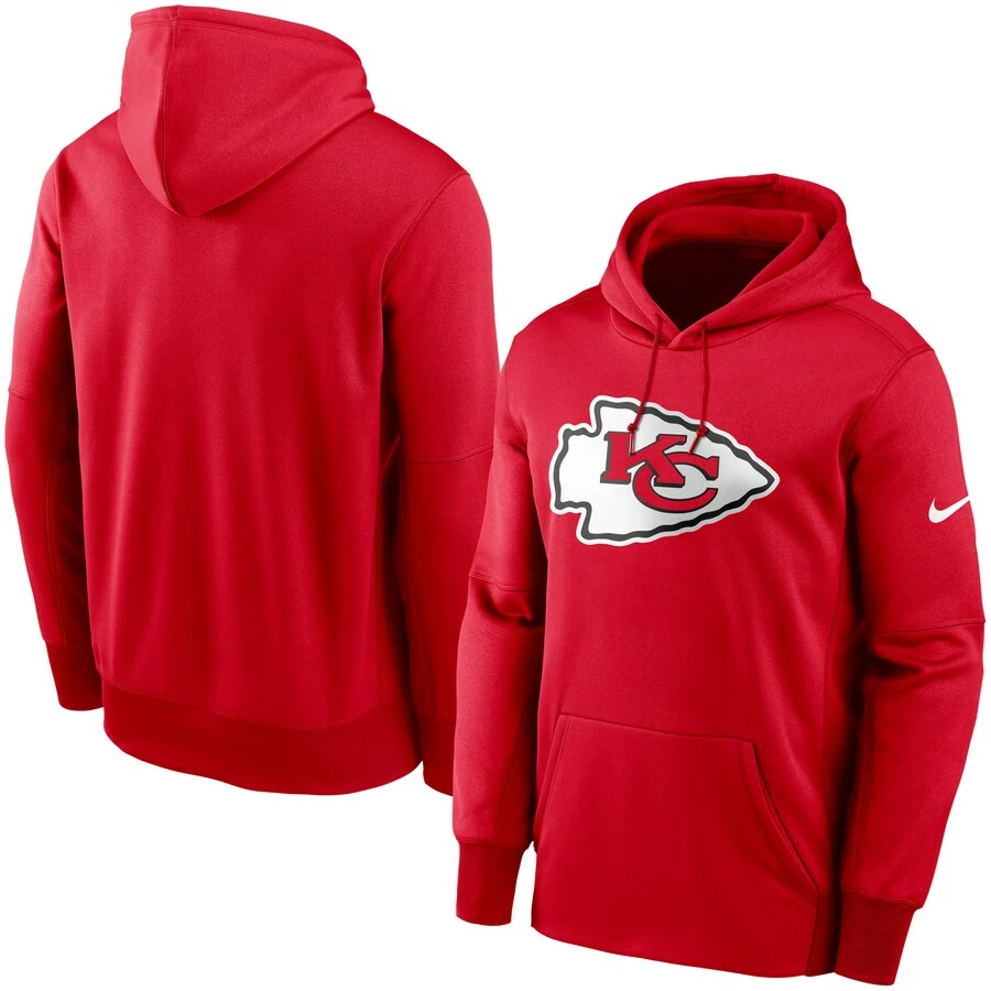 Men's Kansas City Chiefs Nike Red Fan Gear Primary Logo Therma Performance Pullover Hoodie 3 Men's Kansas City Chiefs Nike Red Fan Gear Primary Logo Therma Performance Pullover Hoodie