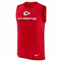 Men's Kansas City Chiefs Nike Red Muscle Trainer Tank Top -NFL fanshirt Shop mens nike red kansas city chiefs muscle trainer tank top pi4879000 altimages ff 4879405 4d80d15c6eae06a780bfalt2 full