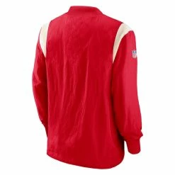 Men's Kansas City Chiefs Nike Red Sideline Athletic Stack V-Neck Pullover Windshirt -NFL fanshirt Shop mens nike red kansas city chiefs sideline athletic stack v neck pullover windshirt pi4508000 altimages ff 4508641 65684855c5dbfb86b494alt3 full