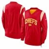 Men's Kansas City Chiefs Nike Red Sideline Athletic Stack V-Neck Pullover Windshirt -NFL fanshirt Shop mens nike red kansas city chiefs sideline athletic stack v neck pullover windshirt pi4508000 ff 4508641 65684855c5dbfb86b494 full