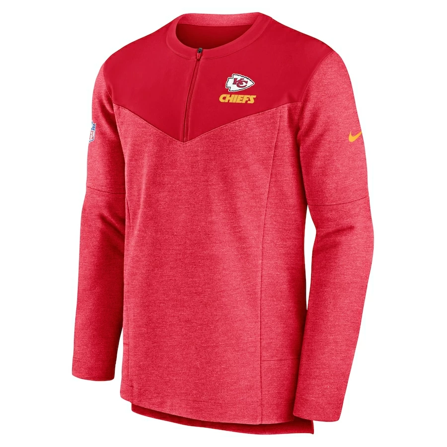 Men's Kansas City Chiefs Nike Red Sideline Lockup Performance Quarter-Zip Top 5 Men's Kansas City Chiefs Nike Red Sideline Lockup Performance Quarter-Zip Top – Bild 3