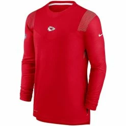 Men's Kansas City Chiefs Nike Red Sideline Player UV Performance Long Sleeve T-Shirt -NFL fanshirt Shop mens nike red kansas city chiefs sideline player uv performance long sleeve t shirt pi4120000 altimages ff 4120758 3613eb63aab09ad2f1e8alt2 full