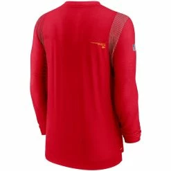 Men's Kansas City Chiefs Nike Red Sideline Player UV Performance Long Sleeve T-Shirt -NFL fanshirt Shop mens nike red kansas city chiefs sideline player uv performance long sleeve t shirt pi4120000 altimages ff 4120758 3613eb63aab09ad2f1e8alt3 full