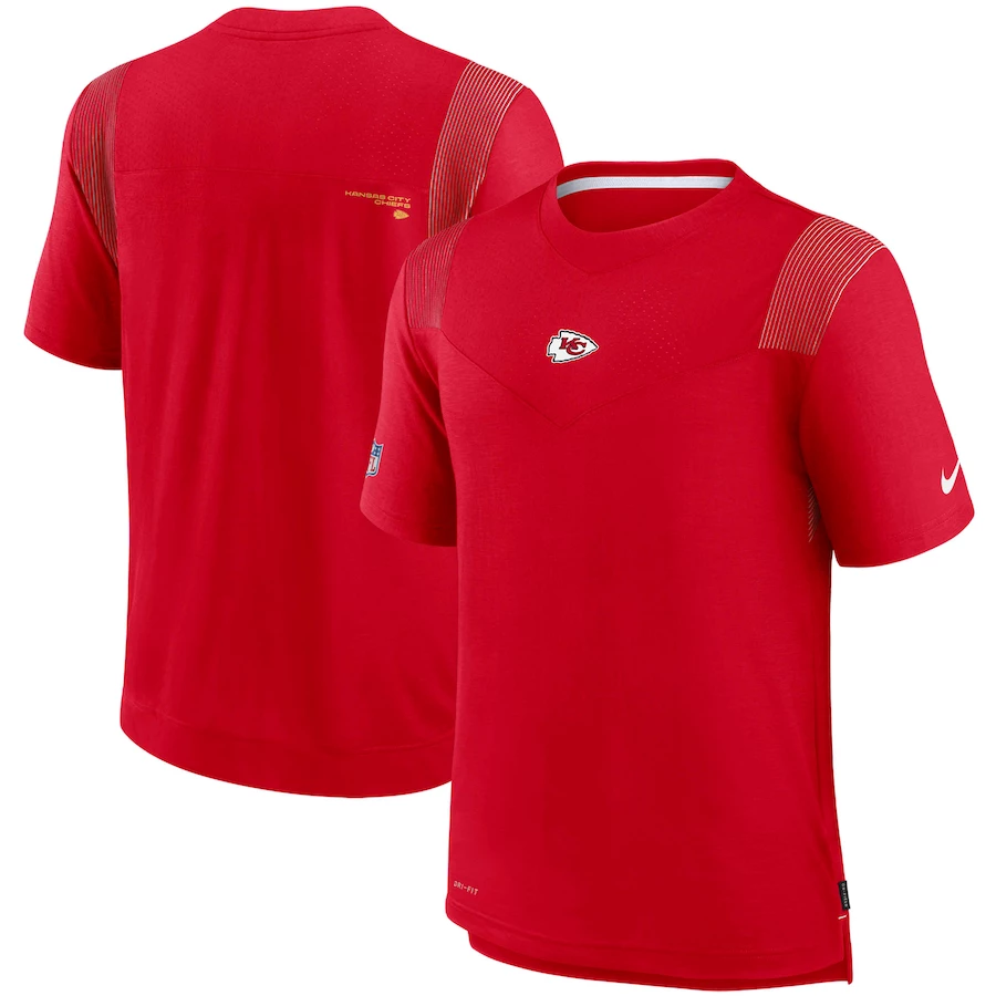 Men's Kansas City Chiefs Nike Red Sideline Player UV Performance T-Shirt 4 Men's Kansas City Chiefs Nike Red Sideline Player UV Performance T-Shirt – Bild 2