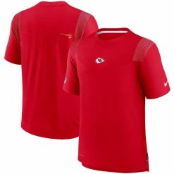 Men's Kansas City Chiefs Nike Red Sideline Player UV Performance T-Shirt