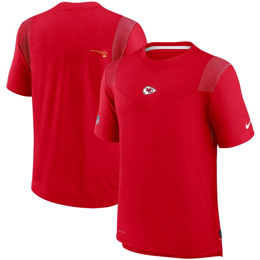Men's Kansas City Chiefs Nike Red Sideline Player UV Performance T-Shirt 3 Men's Kansas City Chiefs Nike Red Sideline Player UV Performance T-Shirt