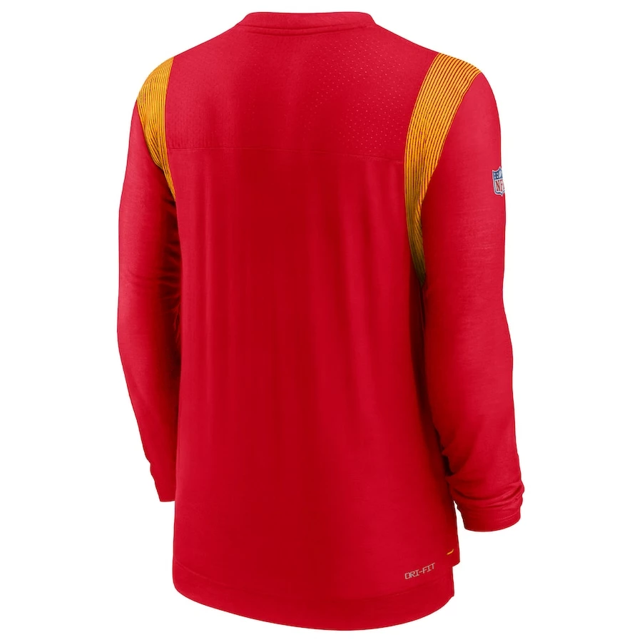 Men's Kansas City Chiefs Nike Red Sideline Tonal Logo Performance Player Long Sleeve T-Shirt 6 Men's Kansas City Chiefs Nike Red Sideline Tonal Logo Performance Player Long Sleeve T-Shirt – Bild 4
