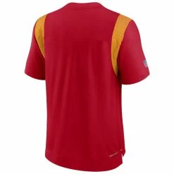 Men's Kansas City Chiefs Nike Red Sideline Tonal Logo Performance Player T-Shirt -NFL fanshirt Shop mens nike red kansas city chiefs sideline tonal logo performance player t shirt pi4507000 altimages ff 4507825 e99555e6da6c11ea32abalt3 full