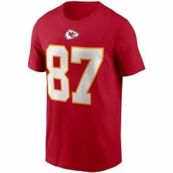 Men's Kansas City Chiefs Travis Kelce Nike Red Name & Number T-Shirt 8 Men's Kansas City Chiefs Travis Kelce Nike Red Name & Number T-Shirt -NFL fanshirt Shop mens nike travis kelce red kansas city chiefs name and number t shirt pi3668000 altimages ff 3668886 89dabfc4901c8a091be4alt2 full
