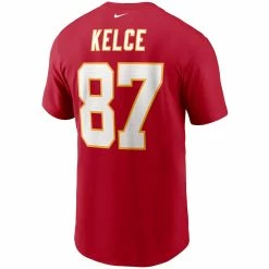 Men's Kansas City Chiefs Travis Kelce Nike Red Name & Number T-Shirt 9 Men's Kansas City Chiefs Travis Kelce Nike Red Name & Number T-Shirt -NFL fanshirt Shop mens nike travis kelce red kansas city chiefs name and number t shirt pi3668000 altimages ff 3668886 89dabfc4901c8a091be4alt3 full