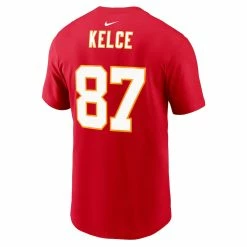 Men's Kansas City Chiefs Travis Kelce Nike Red Super Bowl LVII Name & Number T-Shirt -NFL fanshirt Shop mens nike travis kelce red kansas city chiefs super bowl lvii name and number t shirt pi5299000 altimages ff 5299854 4cf5b353921776e40d9aalt3 full