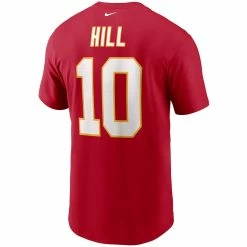 Men's Kansas City Chiefs Tyreek Hill Nike Red Name & Number T-Shirt -NFL fanshirt Shop mens nike tyreek hill red kansas city chiefs name and number t shirt pi3668000 altimages ff 3668887 5635c0f199e8a4b6f4fbalt3 full