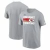Preschool Kansas City Chiefs Nike Gray 2022 AFC Champions Locker Room Trophy Collection T-Shirt