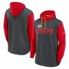 Men's Kansas City Chiefs Nike Heathered Charcoal/Red Surrey Legacy Pullover Hoodie -NFL fanshirt Shop red kansas city chiefs surrey legacy pullover hoodie pi4505000 ff 4505231 4fcba12577835e6e31d1 full