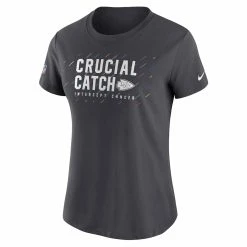 Women's Kansas City Chiefs Nike Anthracite 2021 NFL Crucial Catch Performance T-Shirt -NFL fanshirt Shop womens nike anthracite kansas city chiefs 2021 nfl crucial catch performance t shirt pi4189000 altimages ff 4189117 2a970a78246c3f907b14alt2 full