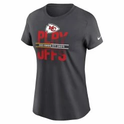 Women's Nike Anthracite Kansas City Chiefs 2022 NFL Playoffs Iconic T-Shirt -NFL fanshirt Shop womens nike anthracite kansas city chiefs 2022 nfl playoffs iconic t shirt pi5251000 altimages ff 5251731 5106e518313a41a41e9calt2 full
