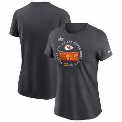 Women's Kansas City Chiefs Nike Anthracite Super Bowl LVII Champions Locker Room Trophy Collection T-Shirt -NFL fanshirt Shop womens nike anthracite kansas city chiefs super bowl lvii champions locker room trophy collection t shirt pi5321000 altimages ff 5321259 ecdb9d1123d695c57b73alt1 full