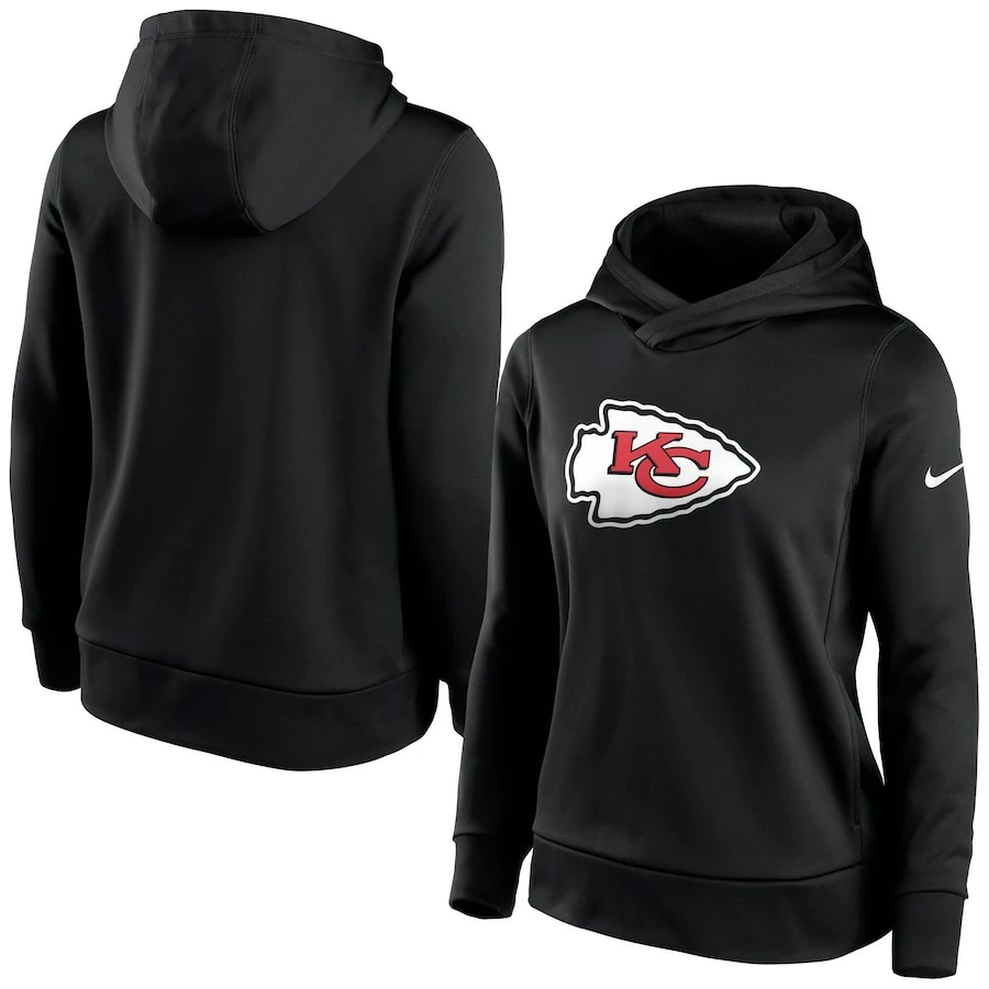 Women's Kansas City Chiefs Nike Black Performance Pullover Hoodie 4 Women's Kansas City Chiefs Nike Black Performance Pullover Hoodie – Bild 2