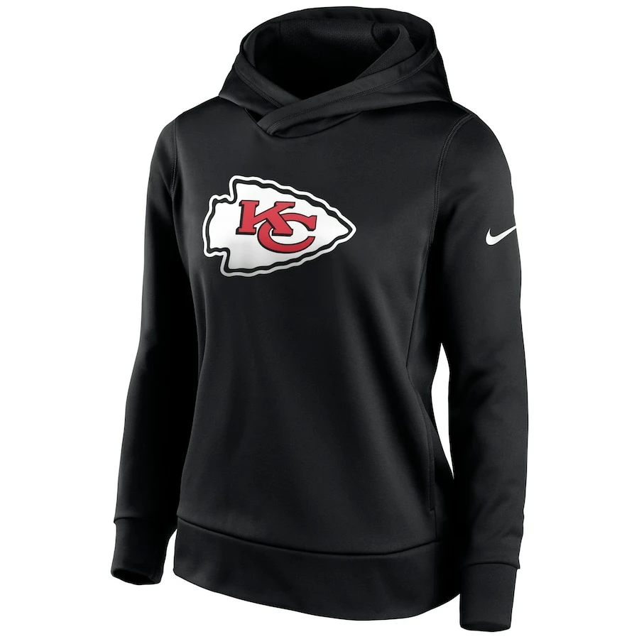 Women's Kansas City Chiefs Nike Black Performance Pullover Hoodie 5 Women's Kansas City Chiefs Nike Black Performance Pullover Hoodie – Bild 3