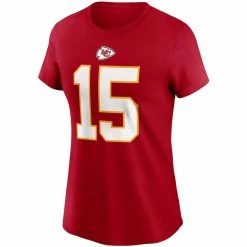 Women's Kansas City Chiefs Patrick Mahomes Nike Red Name & Number T-Shirt -NFL fanshirt Shop womens nike patrick mahomes red kansas city chiefs name and number t shirt pi3669000 altimages ff 3669049 58a35ef471d7744540c2alt2 full