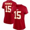 Women's Kansas City Chiefs Patrick Mahomes Nike Red Name & Number T-Shirt -NFL fanshirt Shop womens nike patrick mahomes red kansas city chiefs name and number t shirt pi3669000 ff 3669049 58a35ef471d7744540c2 full