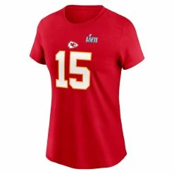 Women's Kansas City Chiefs Patrick Mahomes Nike Red Super Bowl LVII Name & Number T-Shirt -NFL fanshirt Shop womens nike patrick mahomes red kansas city chiefs super bowl lvii name and number t shirt pi5299000 altimages ff 5299980 2c3b939d6cf3eb7faec7alt2 full